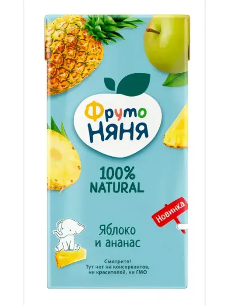 ФрутоНяня Нектар из яблок и ананасов, 500 мл