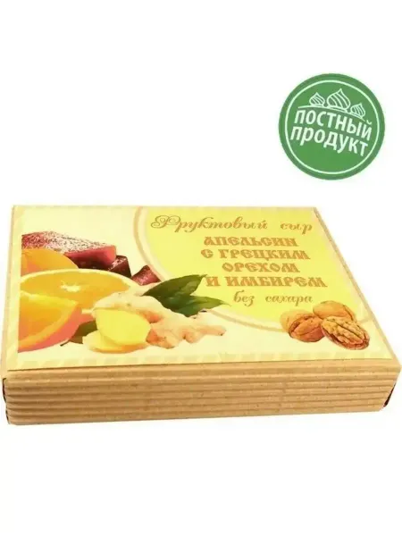 Сласти из Коломны Фруктовый сыр с Чёрной смородиной с грецким орехом имбирём