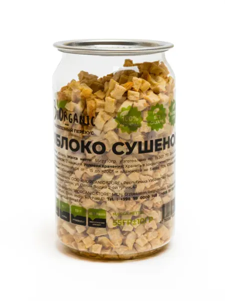 Яблоко сушеное в кубиках натуральный фрукт 55 гр