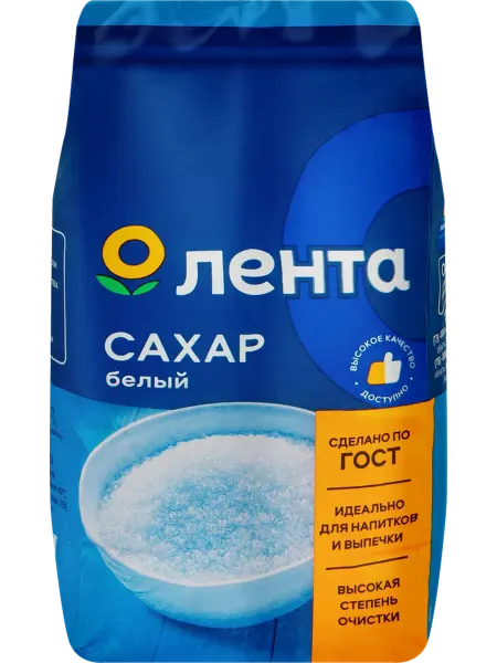 Лента Сахар белый, ГОСТ, 1кг, 2шт