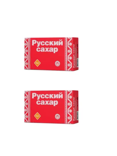 Русский Сахар кусковой 1 кг, 2 шт