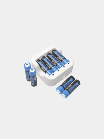 Литиевые батарейки Hixon 3.6v с зарядной станцией