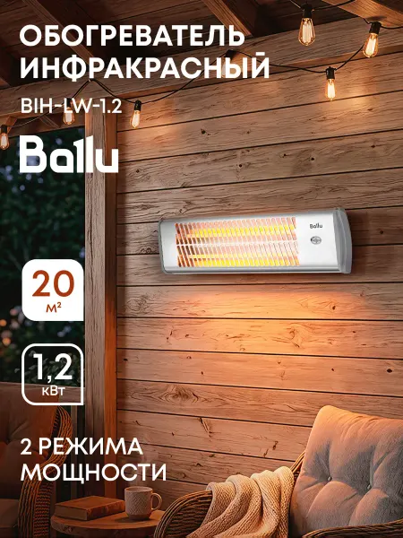 Ballu Инфракрасный обогреватель BIH-LW-1.2