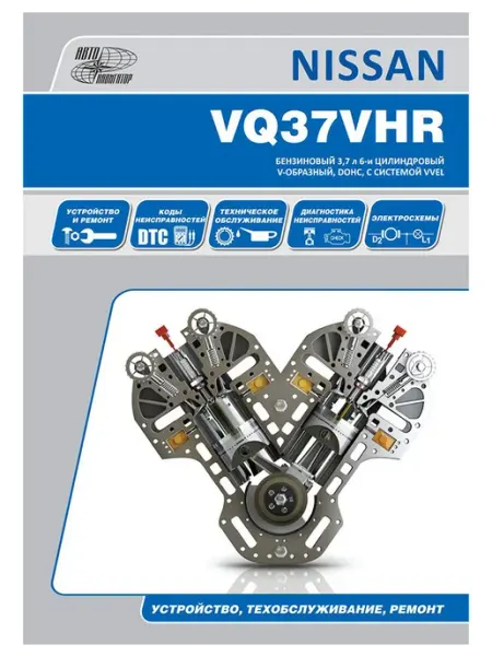 Автонавигатор Книга, ремонт Ниссан бензиновые двигатели VQ37HR 3.7
