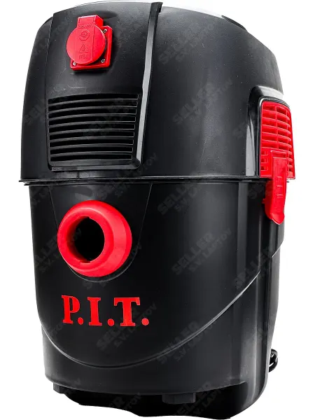 P.I.T. Строительный пылесос с розеткой PIT PVC30-C1 +ПОДАРОК!