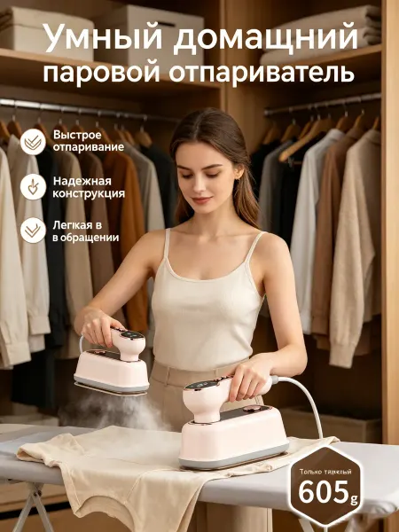 Умный домашний электрический паровой утюг