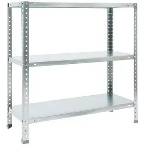 Стеллаж металлический ПРАКТИК ES 75KD/75x30/3 оцинкованный (S24099023358)