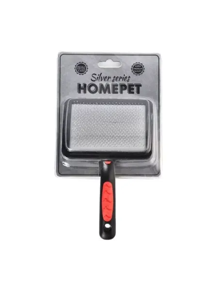 HomePet Пуходерка пластиковая с каплей, размер М, 18х11,5 см