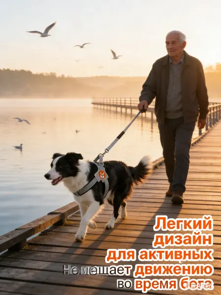 Dog tail Анатомическая шлейка для собак и кошек