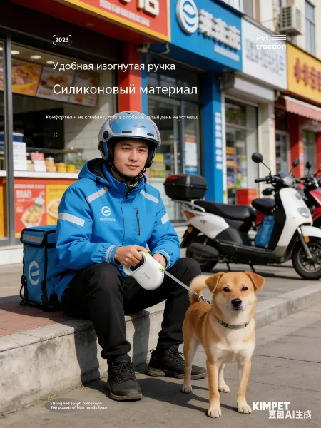 Era Pets Поводок для собак мелких и крупных до 20 кг рулетка