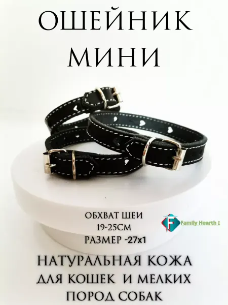 Family Hearth Ⅰ Ошейник Мини с высечкой для кошек и собак