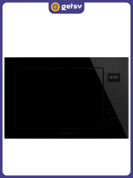 Smeg Встраиваемая микроволновая печь FMI225BI, 25 л, черный