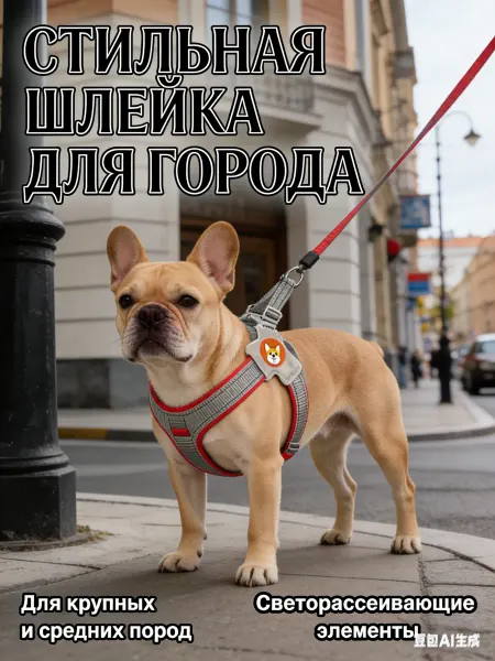 GALAKTICA Нагрудный ремень на мягкой подкладке для собак