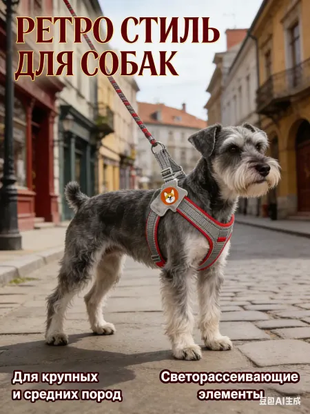 KINGDOM pets Регулируемый и надежный нагрудный ремень для собаки