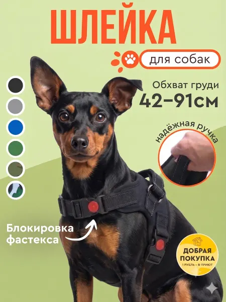 MiloPets Шлейка для собак средних пород