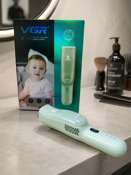 VGR Детская машинка для стрижки волос бесшумная