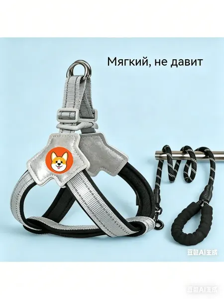 ПовоdOK Шлейка для собак анатомическая