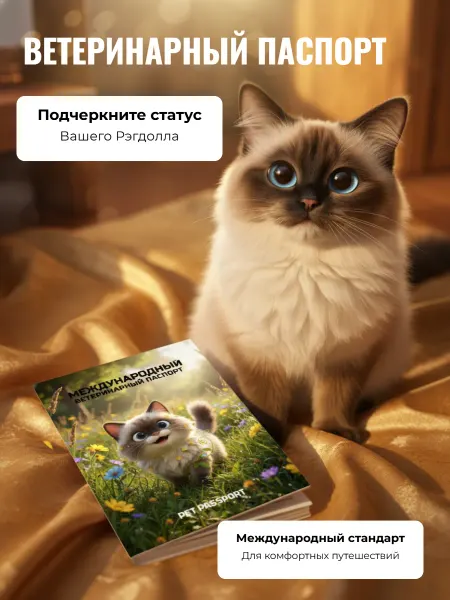 Паспорт ветеринарный международный. Порода Рэгдолл