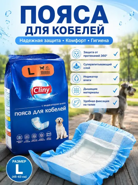 Султанчик Подгузники для собак кобеля, пояс для кобелей одноразовый
