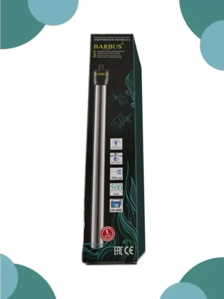 Barbus Аквариумный металлический обогреватель HEATER 013, 500Вт