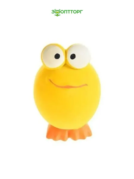 HomePet Игрушка для собак головастик с пищалкой 11 х 7 х 7,5 см
