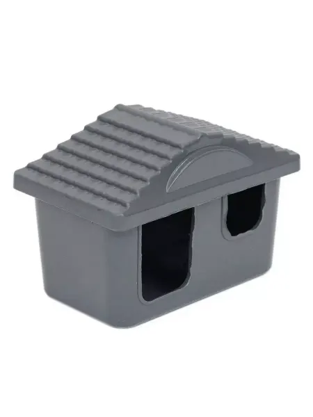 HomePet Домик пластиковый для грызунов, бежевый 11х8х7 см
