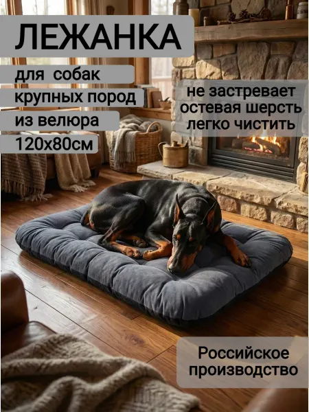 Felicette Лежанка для больших пород собак 120х80см