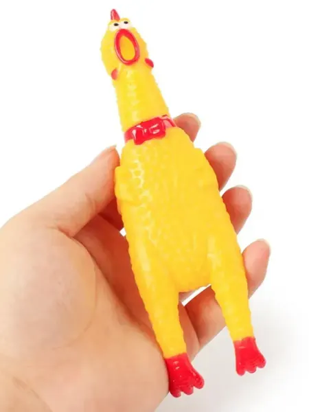 Bestsex Игрушка курица пищалка, для собак 15см