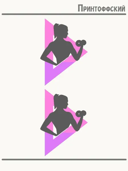 Принтоффский 2-е (Две) Термонаклейки фитнес fitnes логотип девушка