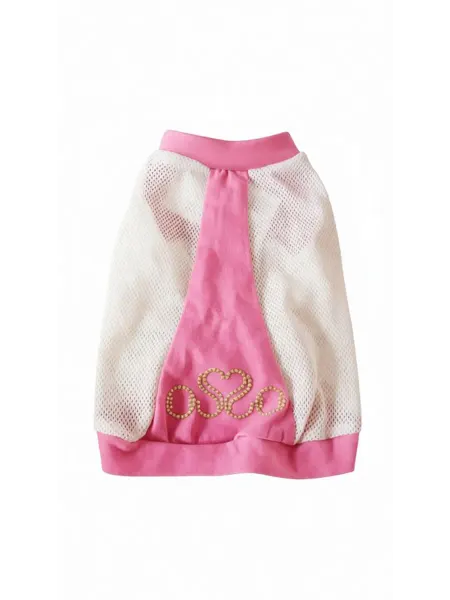 OSSO-fashion OSSO Fashion Майка для собак из сетки со стразами р.28