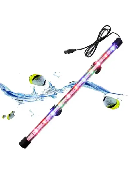 Phenomfish 47 см подводный светильник для аквариума LED, USB водонепрон…
