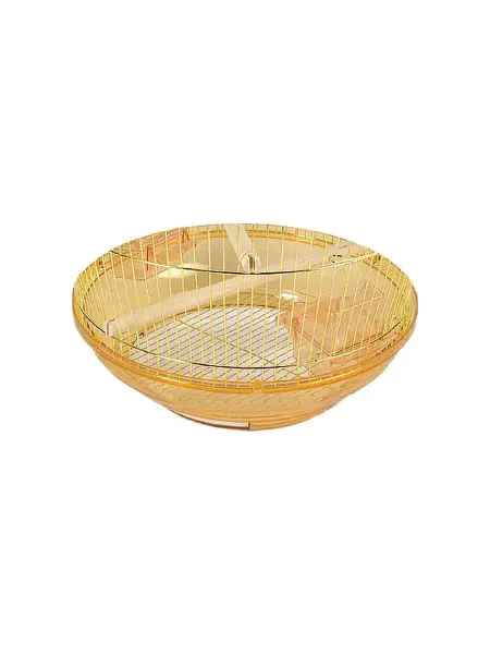 КАРМАН.ру Поддон с лотком для круглой клетки для птиц 480G, Triol