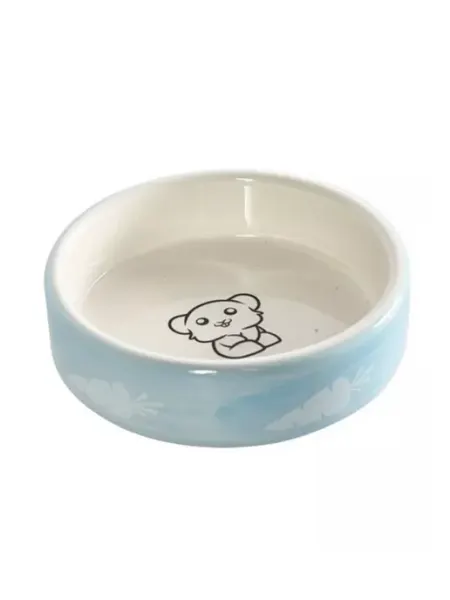 HomePet Миска керамическая для мелких грызунов 75 мл, 8,5х8,5х3 см
