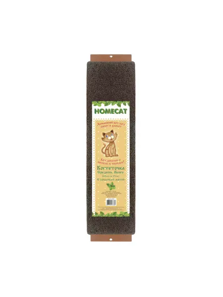 Homecat Венге когтеточка с кошачьей мятой средняя, 65х12 см