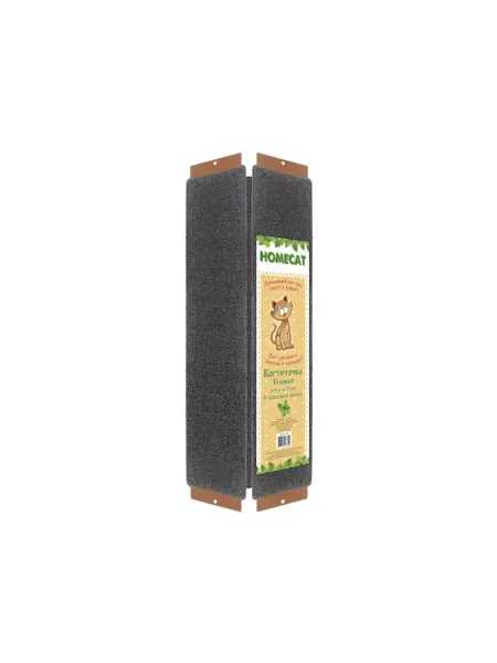 Homecat Когтеточка с кошачьей мятой угловая, 65х25 см