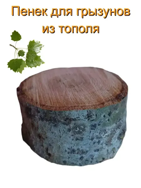 Animal Toys Go Пенек тополя, лакомство для грызунов и птиц