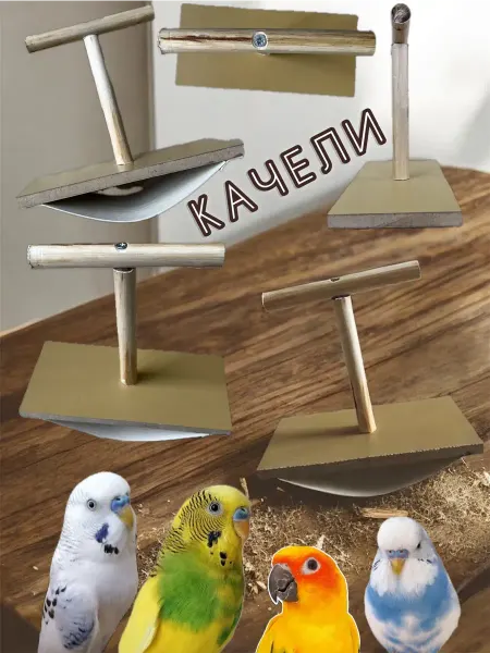 Animal Toys Go Игрушки для попугая качели