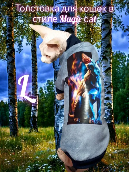 ANY PET Толстовка для питомцев Магический кот XL