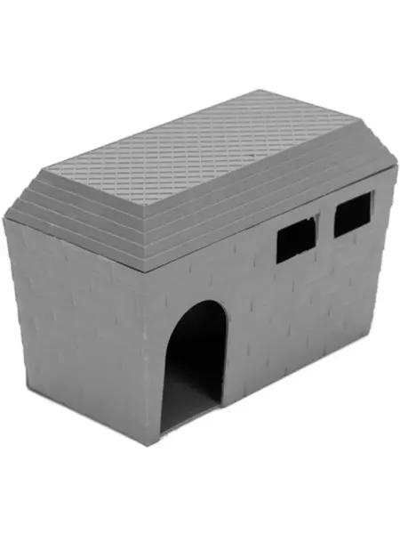 HomePet Домик для грызунов пластиковый бежевый