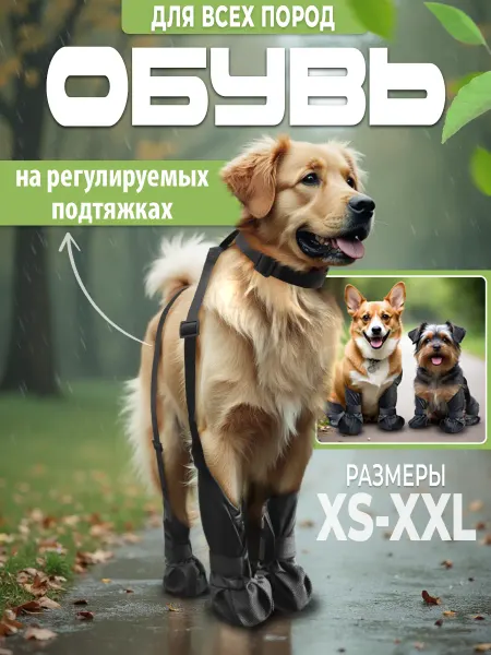 Lamurin Обувь на подтяжках для собак