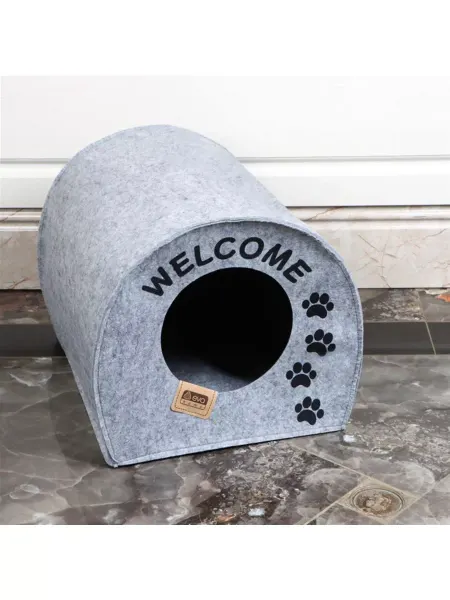 LandLine Домик для животных из войлока "Будка WELCOME"