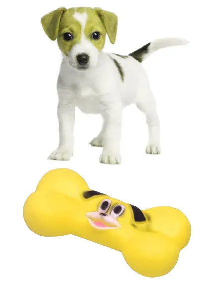 LazyPet Игрушка для животных звуковая, Игрушка косточка для собак