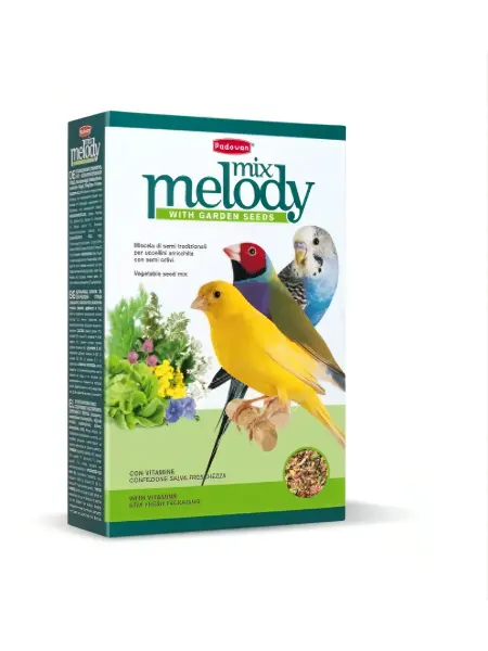 PADOVAN MELODYMIX Корм для улучшения пения зерноядных (канареек, поп…