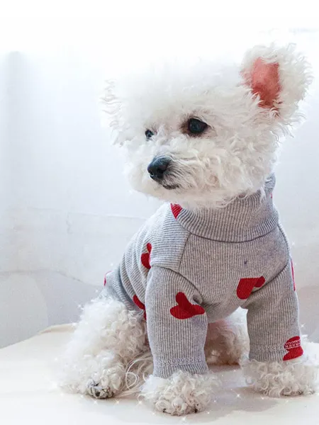 MyPet Свитер для собаки и кошки с сердечками