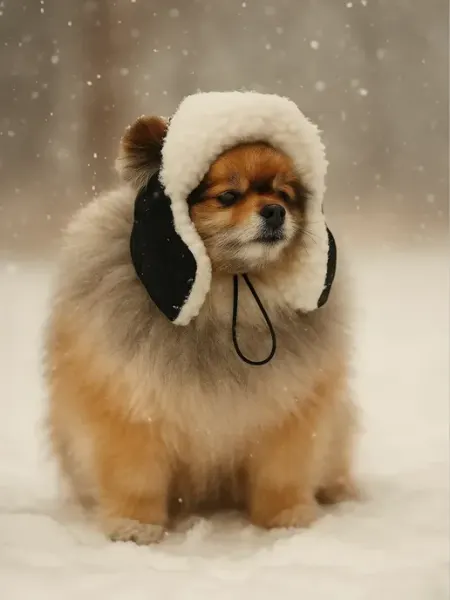 Patriky Зимняя шапка для собак ушанка для животных