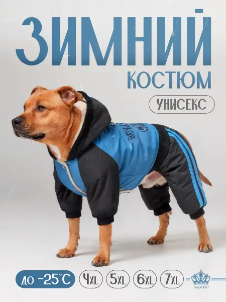 Royal Pet Зимний комбинезон для собак средних и больших пород