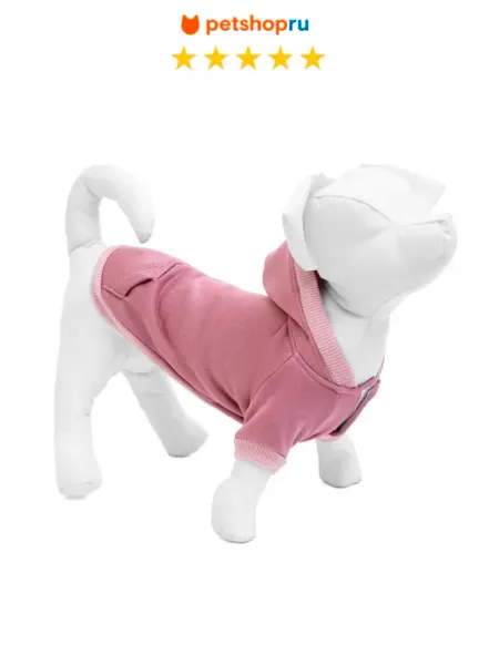 PetShop Толстовка для собак с капюшоном "Флайт", XS, лиловая