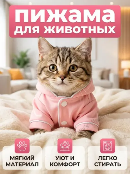 Puppy's Wardrobe Пижама для кошек и собак