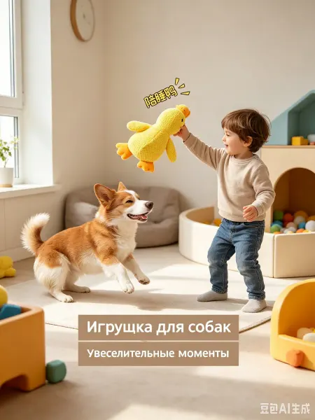 Oh! My Rina Мягкая игрушка для собак Уточка