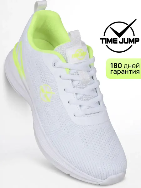 TimeJump Кроссовки женские белые дышащие для спорта летние